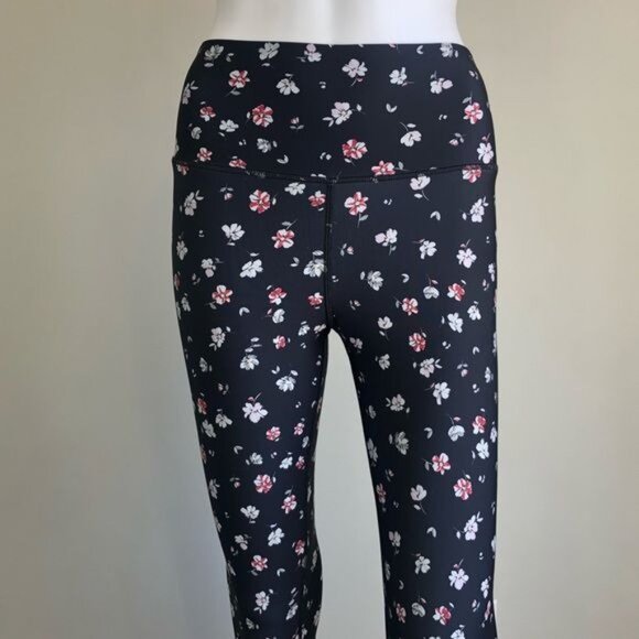 SOUL BY SOULCYCLE Black Floral Leggings - S - Picture 4 of 6